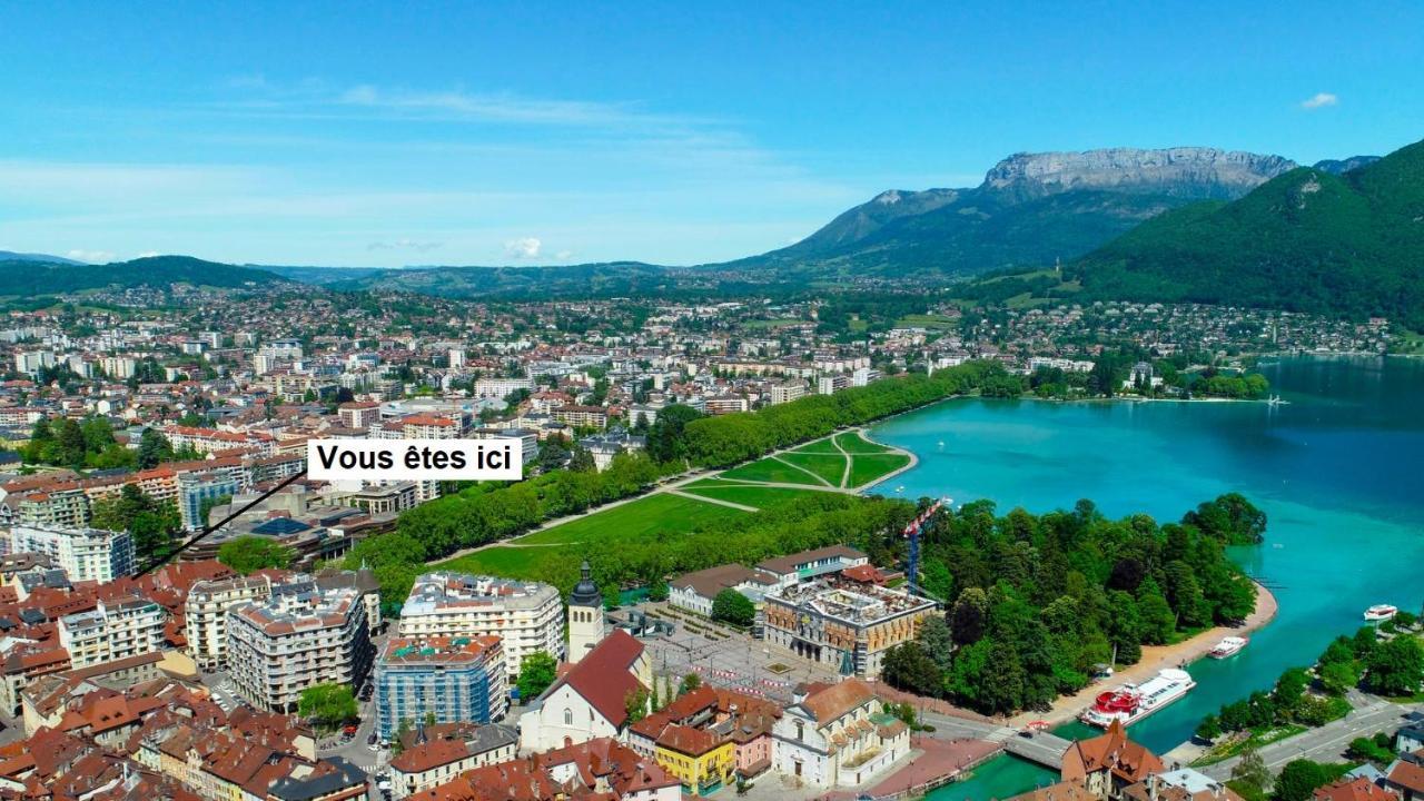 A 200M Du Lac, Au Coeur De La Vieille Ville Avec Parking Annecy Exterior foto